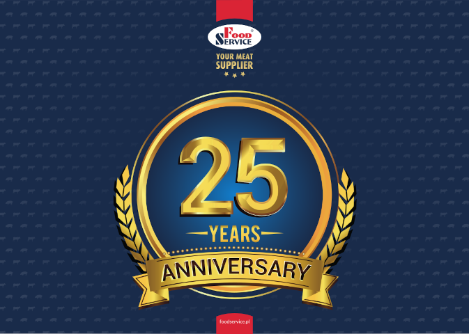 We are celebrating <br> the 25th anniversary - Food Service