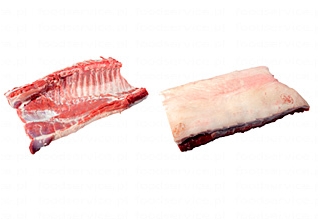 Pork middles - bone in, rind on - Food Service