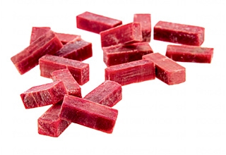 Beef silverside - cuboids 10 x 10 x 30 mm - Food Service
